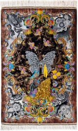 silk butterfly carpet