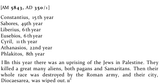 Theophanes the Confessor and the years 350 351