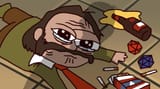harrypepe dropping his spaghetti