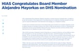 HIAS Congratulates Board Member Alejandro Mayorkas on DHS Nomination