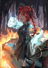 Orin_es brennt__kaenbyou_rin_touhou_drawn_by_shao_tsfx4342__sample-f0ece4640911c74086c3096d89281f2e