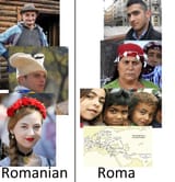 Romanians Roma gypsies