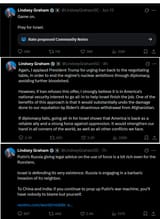 Three stages of bootlicking