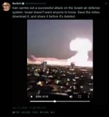 israel bombed sucess by iran