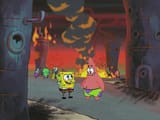 spongebob patrick fire