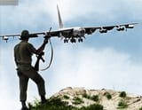 B-52 over Vietnam (Colorized)