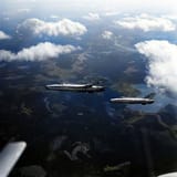 Mig-21 F-13&#039;s on a patrol flight in Finland (1964)