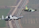 A-10 and Su 25