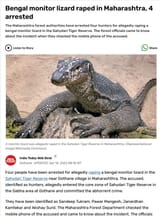 poos gangrape lizard
