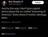 Benji on white genocide