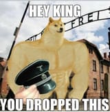 hey king you dropped this