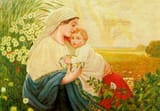 Hitlers painting of Mary with Jesus 1913