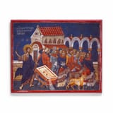 Cleansing of the temple_icon of Christ