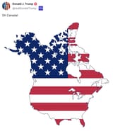 trump truth social annex canada america maga