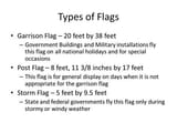 US flag types