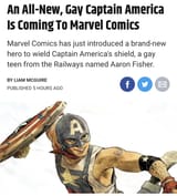 Marvel - Gay Captain America