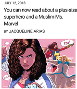Marvel Muslim superhero plus-size superhero
