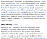 drezden Drežďany slavic city