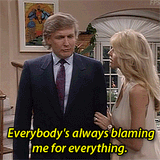 Trump blame