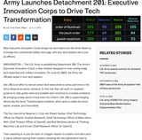 Army Detachment 201 - Executive Innovation Corps to Drive Tech Transformation AI (Palantir, Meta, openAI)
