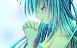 anime praying