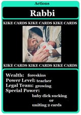 kike card rabbi