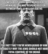 Genrikh yagoda 7-10 million murders jew 