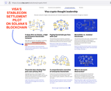 Visa Solana blockchain payment