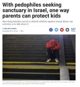 israeli pedophiles seeking refuge in israel