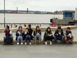 Asian_Tourists_at_Quayside_-_Albert_Dock_-_Liverpool_-_England_(28033157252)