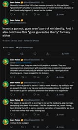 nick hates guns