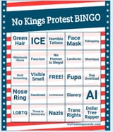 2025 no kings bingo