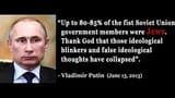putin on the bolsheviks being 89 to 90 percent jewish