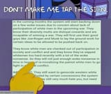 sign tapping