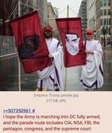 US Army marching to DC