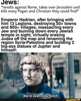 The Hadrian answer to the Jewish question