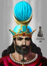 shapur+II+long+crown