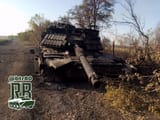 Charred M1 Abrams