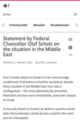 Scholz warn Hezbollah 