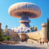 ai_art_giant_mushroom_growing_out_of_jerusalem