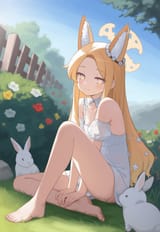 Seia-WithBunnies
