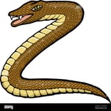 a-brown-snake-forming-the-letter-z-2PPDADW