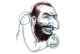 Markers-on-the-image-of-the-Happy-Merchant