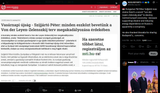 Hungarian FM Péter Szijjártó now claims there’s a secret &#039;von der Leyen–Zelensky plan&#039; to destroy Central Europe’s economy—because supporting Ukraine 15-06-2025