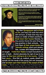 Martin Luther꞉ Before Reading The Talmud And Zohar &amp; After - Jews Antisemitism Protestantism