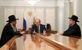 Meeting with Chief Rabbi of Russia Berl Laza