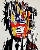 trump basquiat