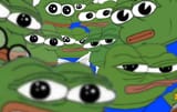 Weirded out pepes