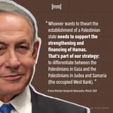 Netanyahu supports &amp; funds Hamas