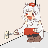 awoo sticking fork in socket